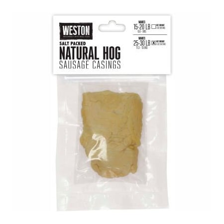 Natural Hog Casing 3 Oz For 15-20 Lbs